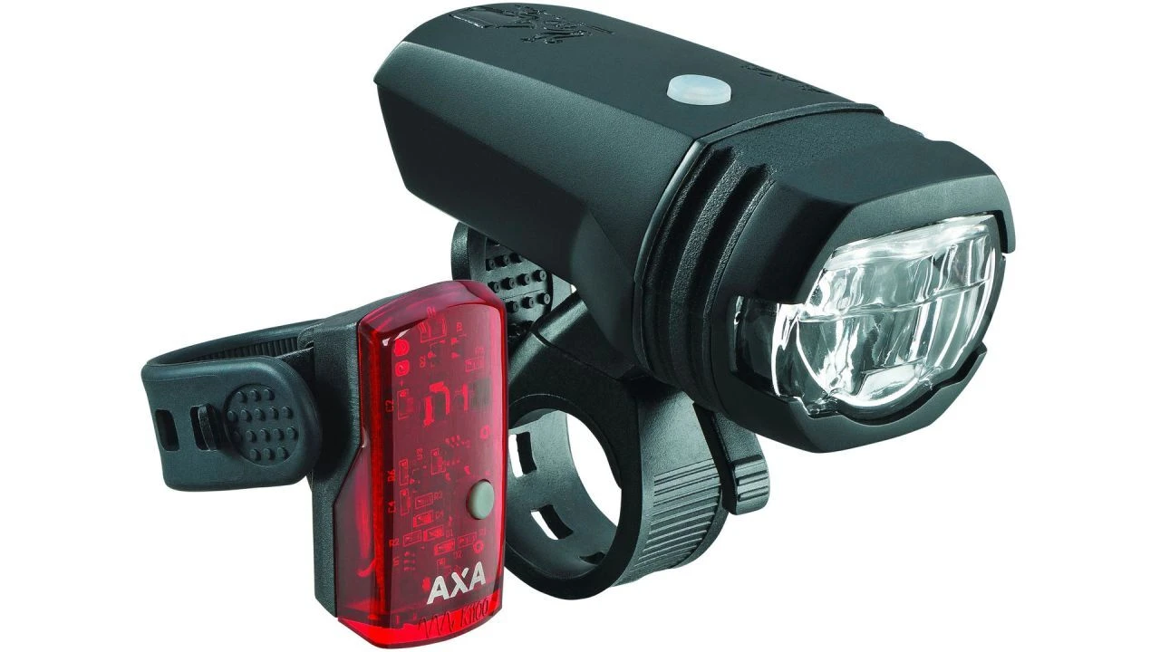 Axa Akku-LED-Leuchten-Set Greenline 50 3 Axa Akku-LED-Leuchten-Set Greenline 50
