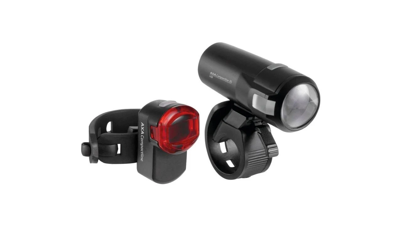 Axa Akku-LED-Leuchten-Set Compactline 35 USB 3 Axa Akku-LED-Leuchten-Set Compactline 35 USB
